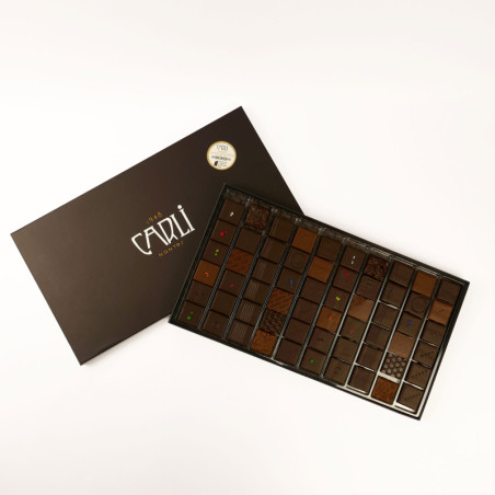 Coffret 60 bonbons de chocolat